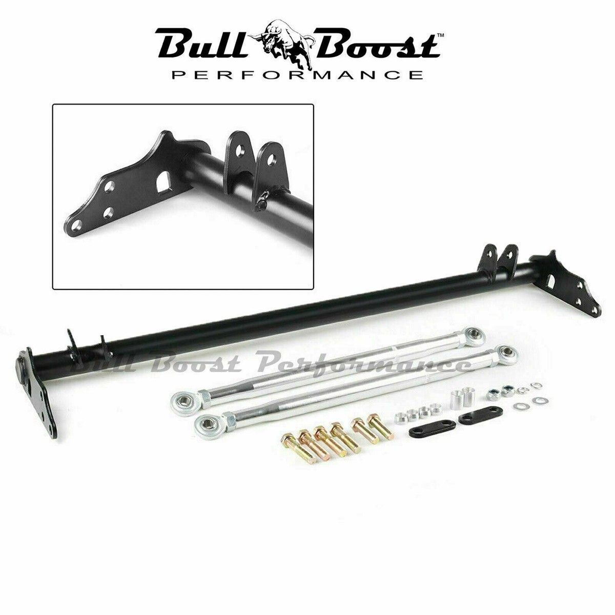 Bull Boost Performance Pro Series Adjustable Traction Bar For 88-91 Honda Civic EF/CRX & Acura Integra (K Swap Compatible)