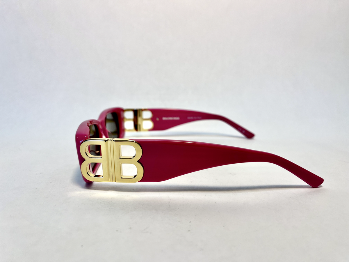 BALENCIAGA DYNASTY 0096 Pink Gold 007 Fashion BB Logo Narrow 