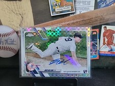 2021 Topps Chrome Update Nick Nelson Rookie Auto X-Fractor /125 RC Baseball