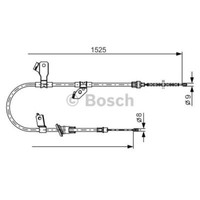 Bosch Handbremsseil Bremsseil Hinten Links Passend FüR Mitsubishi Colt VI