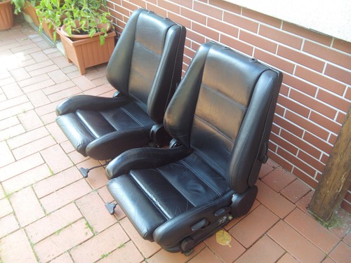 BMW e30 Ledersitze Sportsitze Ledersportsitze, Schwarz, Cabrio, Limo, Coupe, Top - Bild 6 von 9
