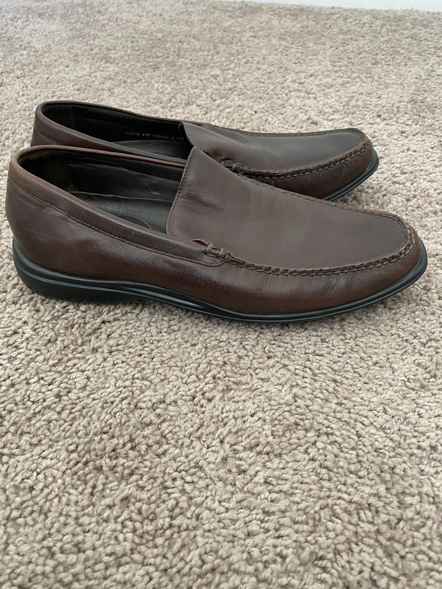 Cole Haan BRAND NEW IN BOX Nike Air Dempsey Slip On Dark Brown Calfskin Cole Haan Mens Brown Leather Loafers nikeair Air Dempsey  main image 3