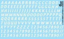 Gofer Racing 11075     5/8" White Letter & Numbers