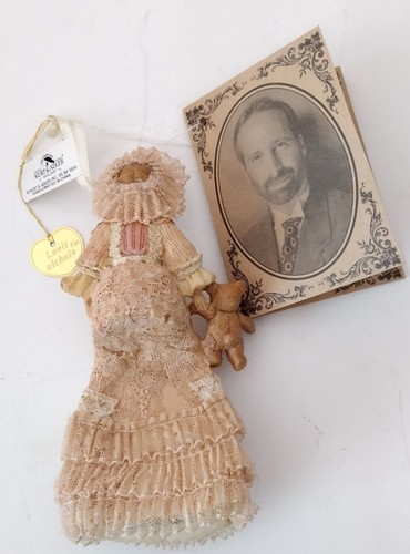 The House Of Louis Nichole Ornament Victorian Baby With Bear 1999 Kurt Adler - Bild 4 von 9