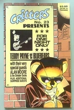 Critters #23 ~FANTAGRAPHICS BOOKS 1988~STAN SAKAI  Alan Moore Flexi-Disc VF/NM