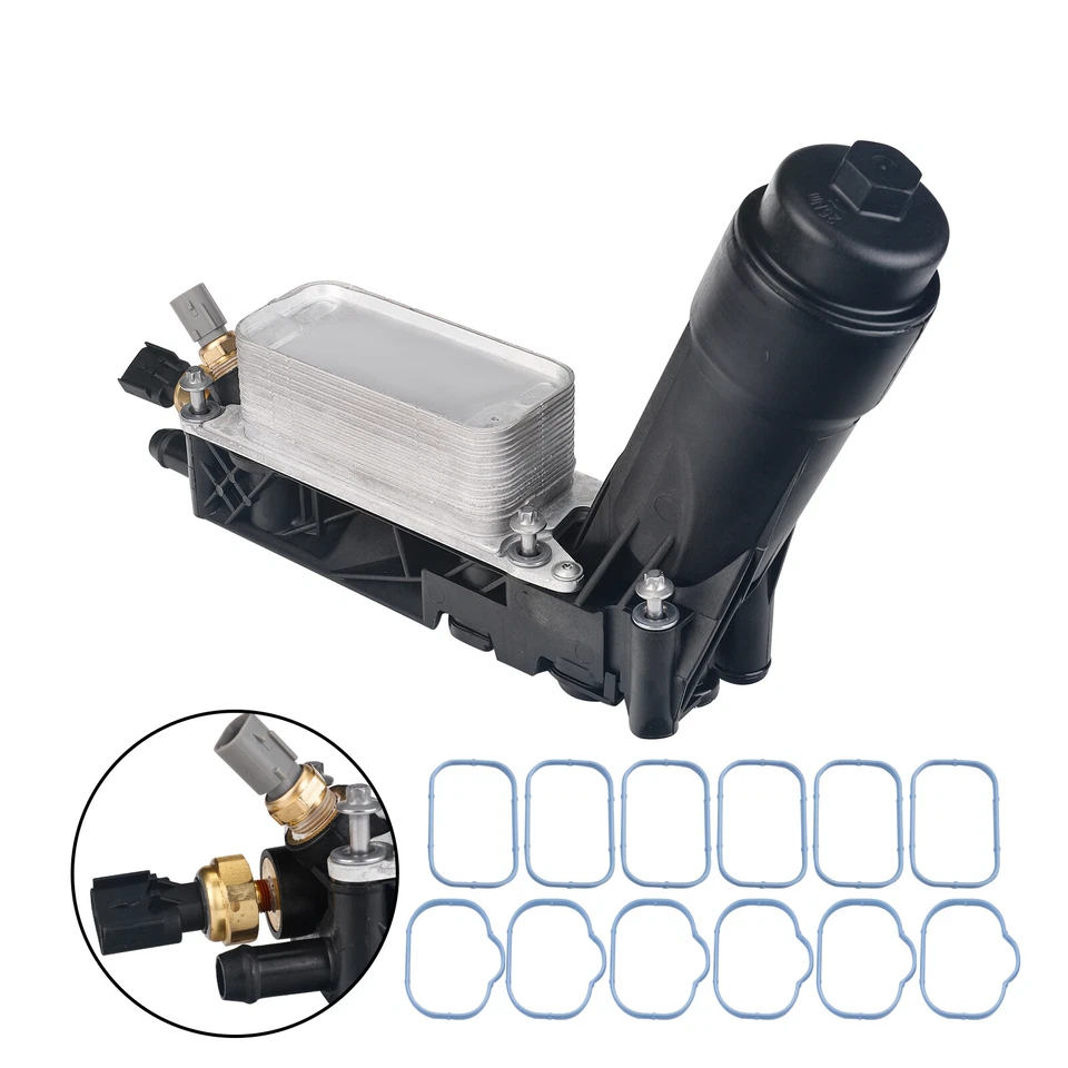 Oil Cooler Filter Housing 5184294AE For 2011-2013 Jeep Dodge Chrysler Ram 3.6L - Image 2 of 4