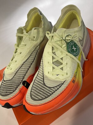 Nike ZoomX Vaporfly Next% 2 US mens 11.5 - CU4111 700. Barely volt