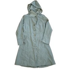 I Spiewak Sons Parka Over Coat Jacket Womens Gray Removable Hooded Long Size M