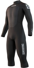 Mystic Mens Brand 3/2mm Long Arm Short Leg Wetsuit - Black