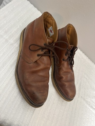 Stivali Chukka Red Wing 3191 vintage in pelle da uomo 13D - Foto 2 di 12