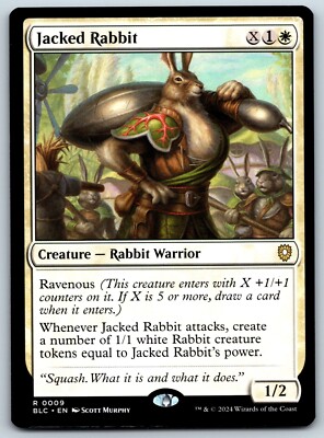 Jacked Rabbit - Commander Bloomburrow - MTG - Magic - Near Mint
