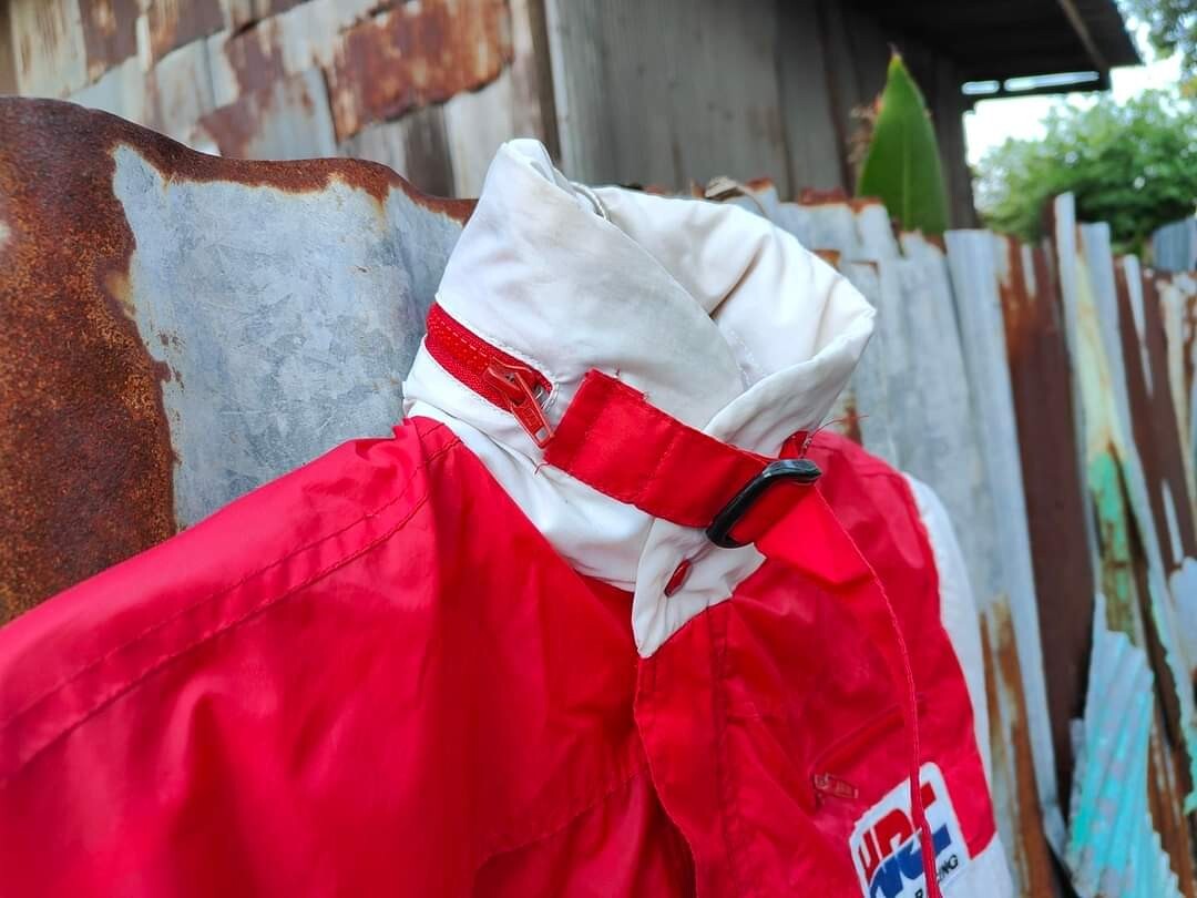 rare Vintage 90's HRC Honda Racing Team Jacket Red White size XL