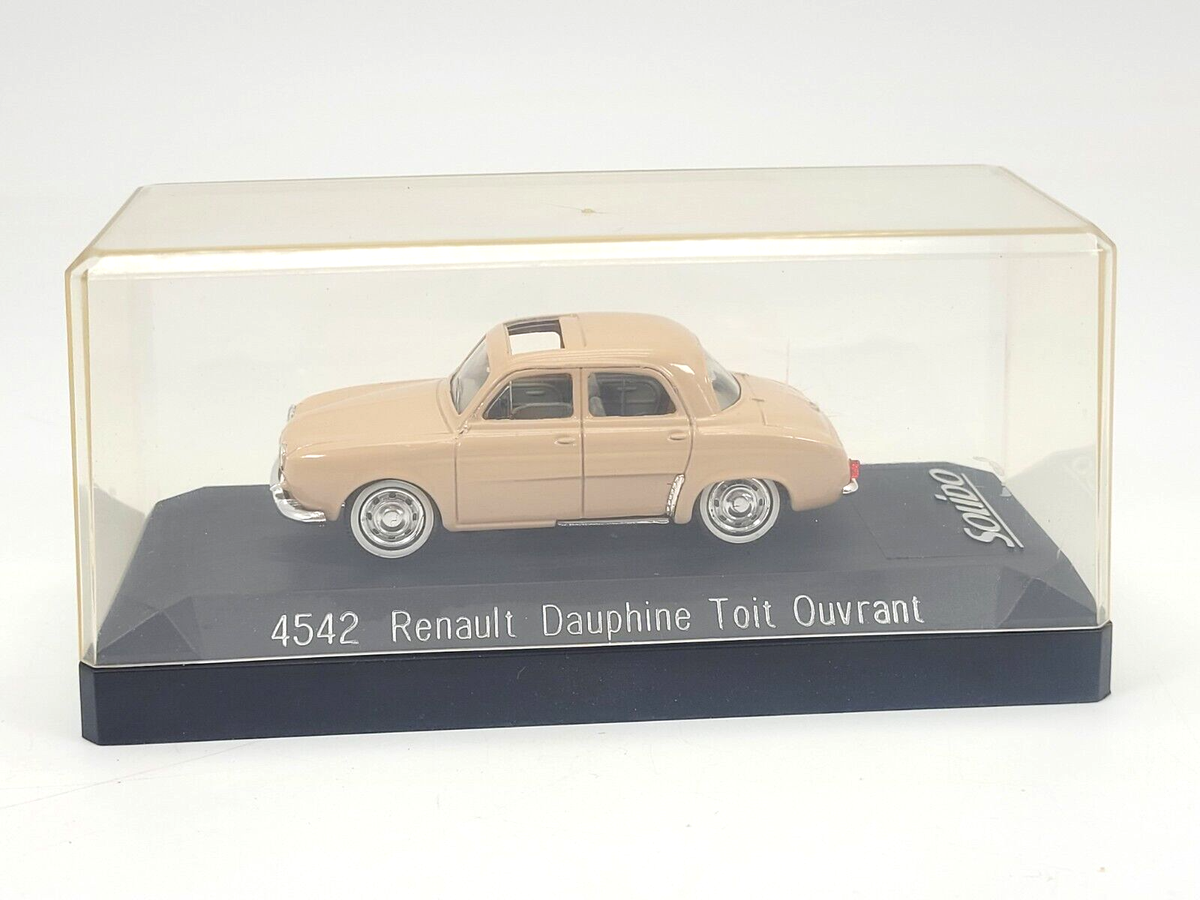 Solido 1/43 Metal Diecast 4542 Renault Dauphine Toit Ouvrant