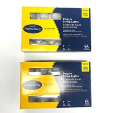 2 Pack Harbor Breeze Incandescent String Lights White Indoor/Outdoor #2851287