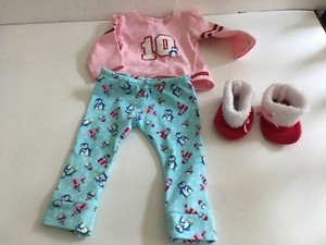 american girl penguin pajamas