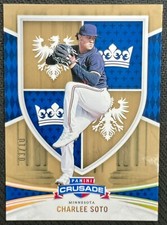 2024 PANINI CRUSADE BASEBALL GOLD PARALLEL CHARLEE SOTO 3/10