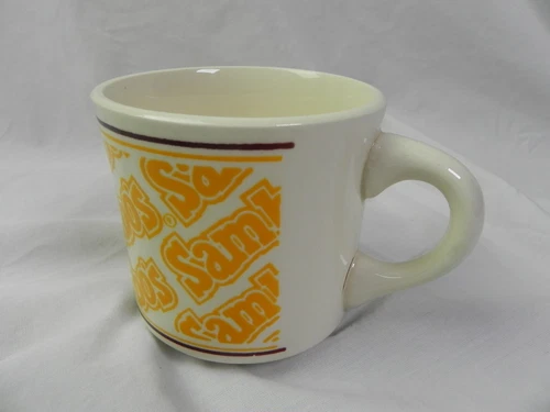 Vintage Sambo's Restaurant Coffee Cup Mug USA 1960s 1970s Advertising Graphics