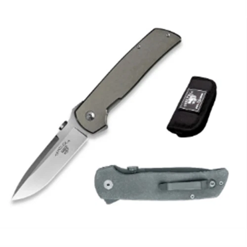 Fox Bob Terzuola Design Knife FX-ATC-OG01 Original Ganster Titanium Handle