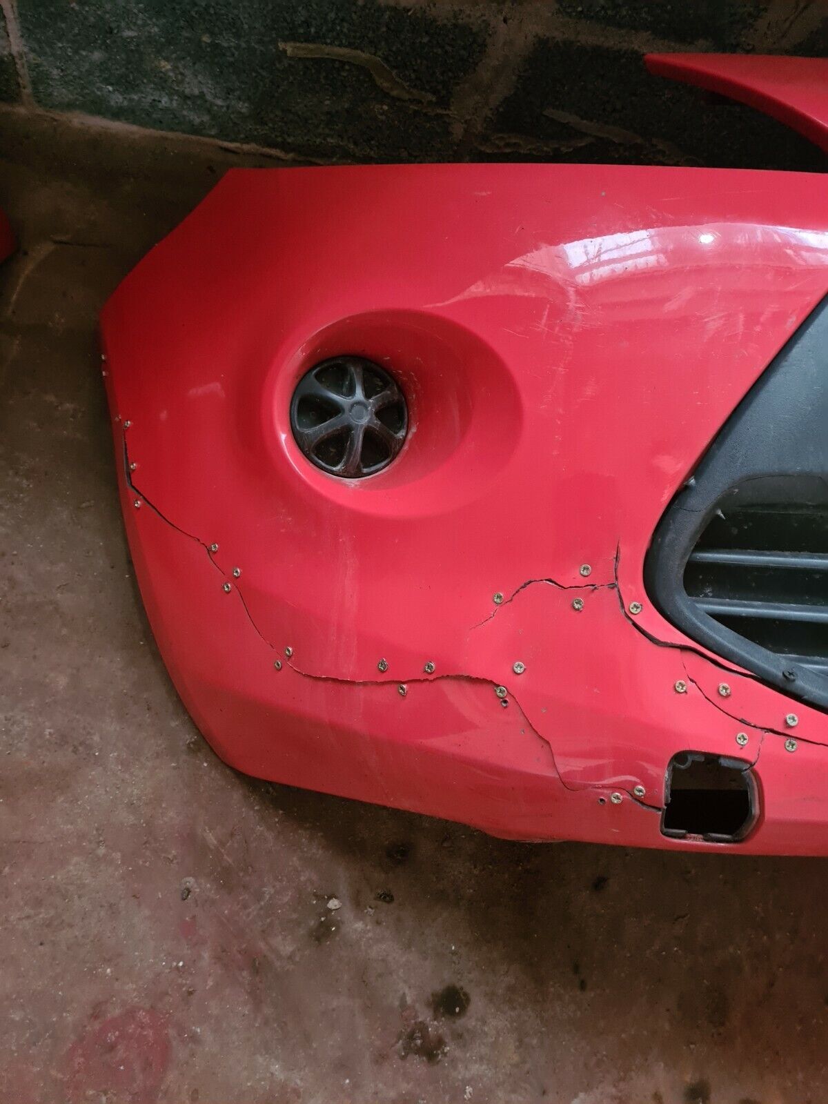 FORD KA 2011 MK2 FRONT BUMPER RED eBay