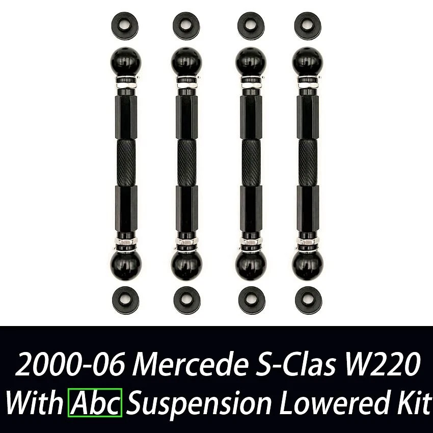 ДЛЯ 00-06 MERCEDES BENZ S КЛАССА S55 S600 W220 *ABC РЕГУЛИРУЕМЫЙ КОМПЛЕКТ ЗАНИЖЕНИЯ ЗВЕНЬЯ - Изображение 2 из 4