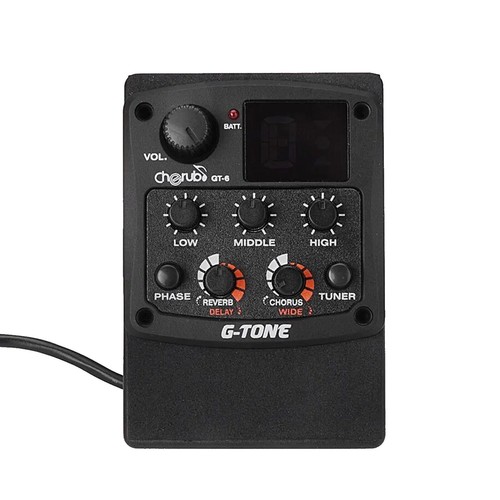 Cherub Gitarren-Pickups 3-Bänder Neu Vorverstärker Equalizer Hall Verzögerung Chorus breit - Bild 15 von 16