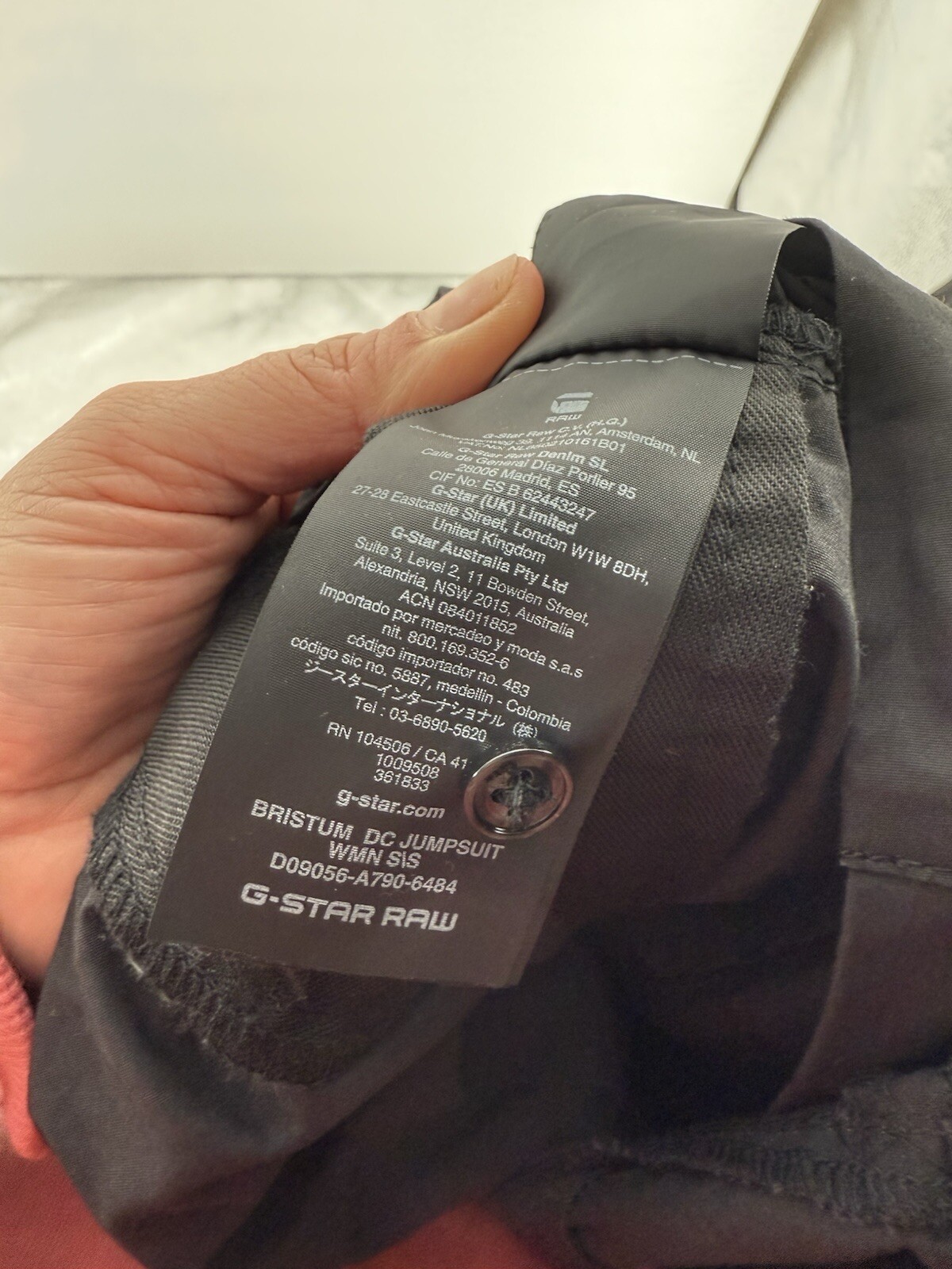 G Star Raw Bristum DC Jumpsuit Women's size M #C1 image 5