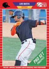 Luis Matos 10 count lot 2021 Leaf Baseball PRO SET Draft XRC Rookies SF GIANTS