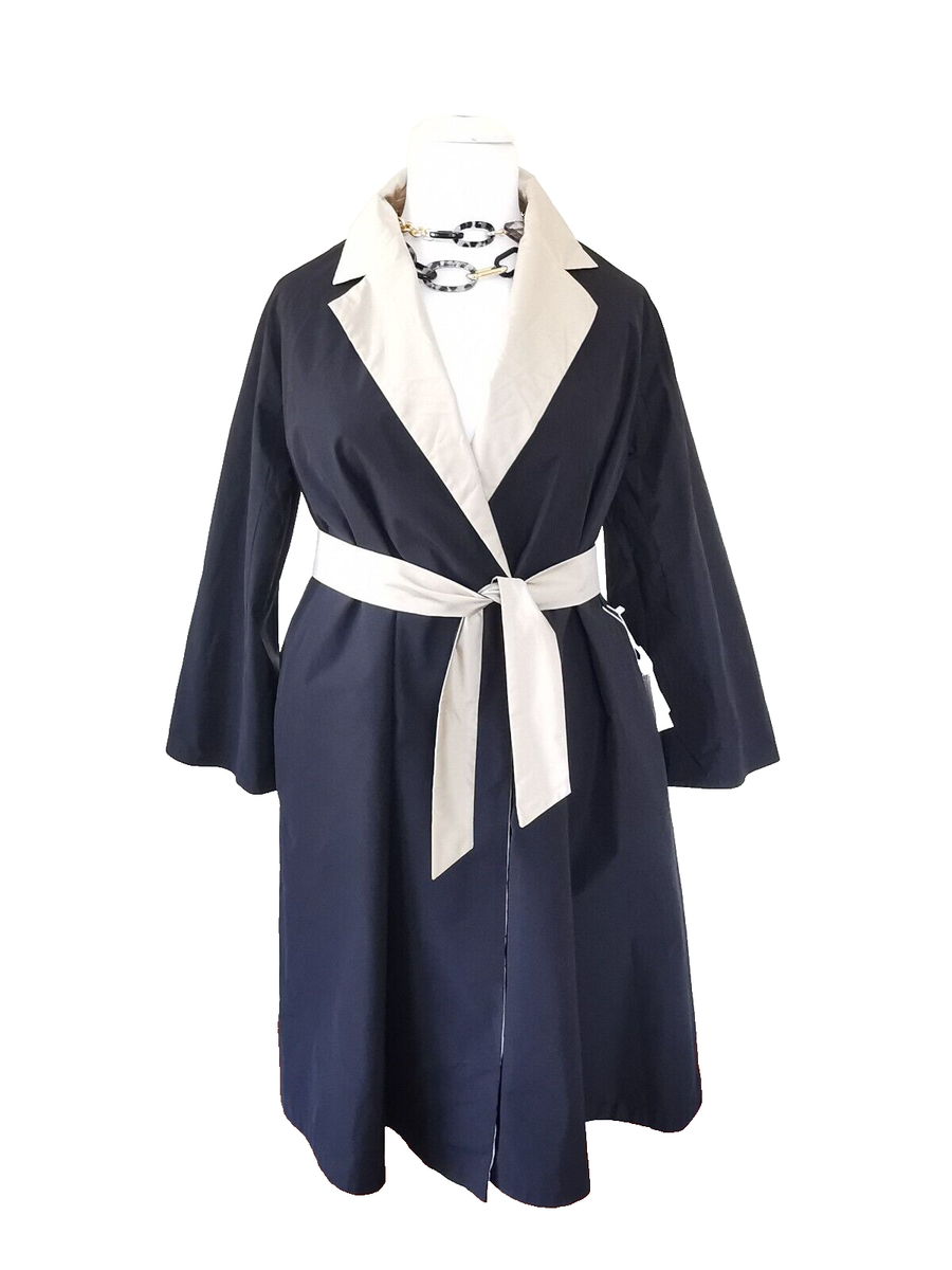 Randy 　MAX MARA 7114829 MAX MARA🌟 Reversible Trench Coat Usa4_ It38_ De34_ Uk6_ Fr36 | eBay
