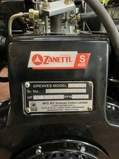 MOTORE ZANETTI S400  DIESEL  Mod. GL400 8,5 HP albero conico Ø 23 