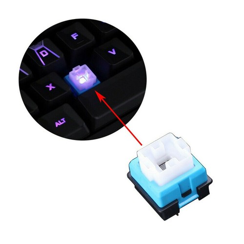 4 PIEZAS Romer G-Switches Botones Reemplazo de Tecla para Logitech G810 G910 G413 G512 Pro - Imagen 5 de 11