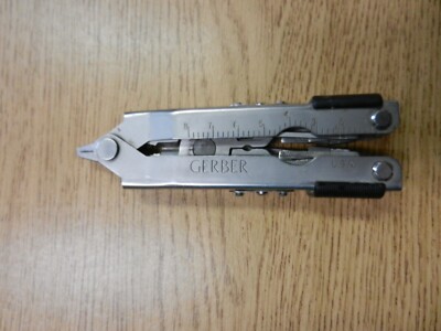 Vintage Gerber USA Multi Lock Tool Used * File Blade is Broken