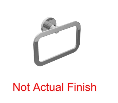 Graff G-9205-MBK Sento Series Wall Mounted 7-7/8" Towel Ring MATTE BLACK New! - Image 1 of 4