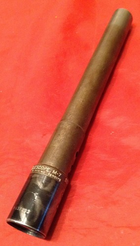 WW2 US Army M-7 Telescope for 37mm 40mm and 57mm AA and Anti-Tank Guns