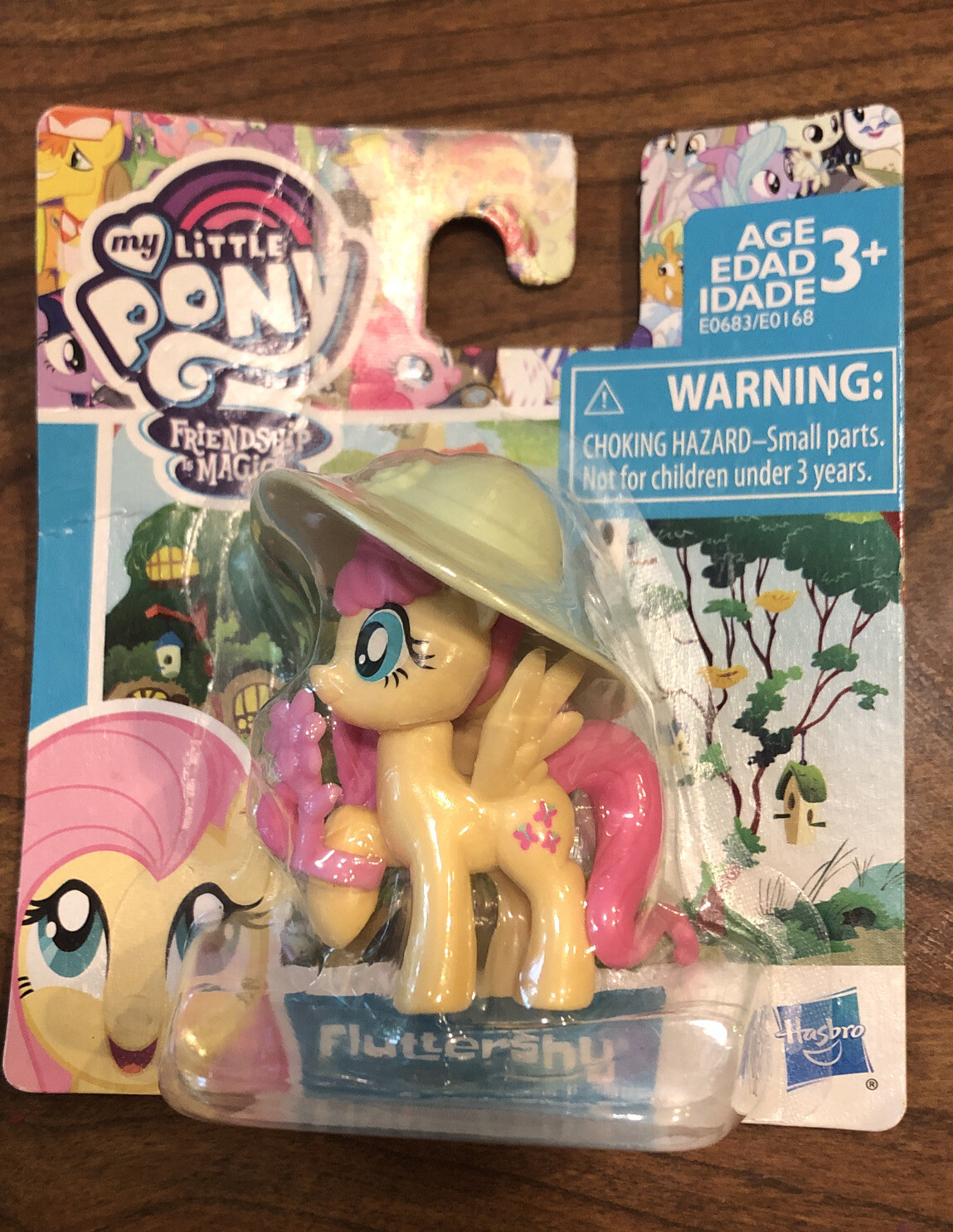 My Little Pony Friendship is Magic Hasbro Minifigure 2" Giocattolo Fluttershy NUOVO