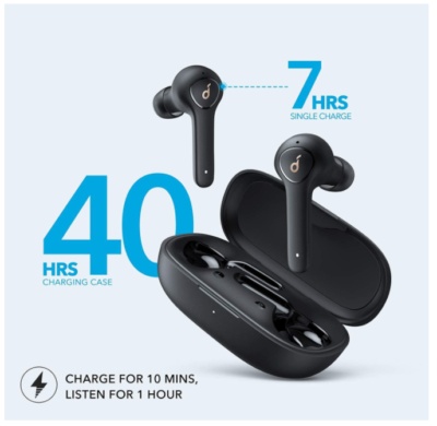 Anker Soundcore Life P2 True Wireless Earbuds 4 Mic,USB C