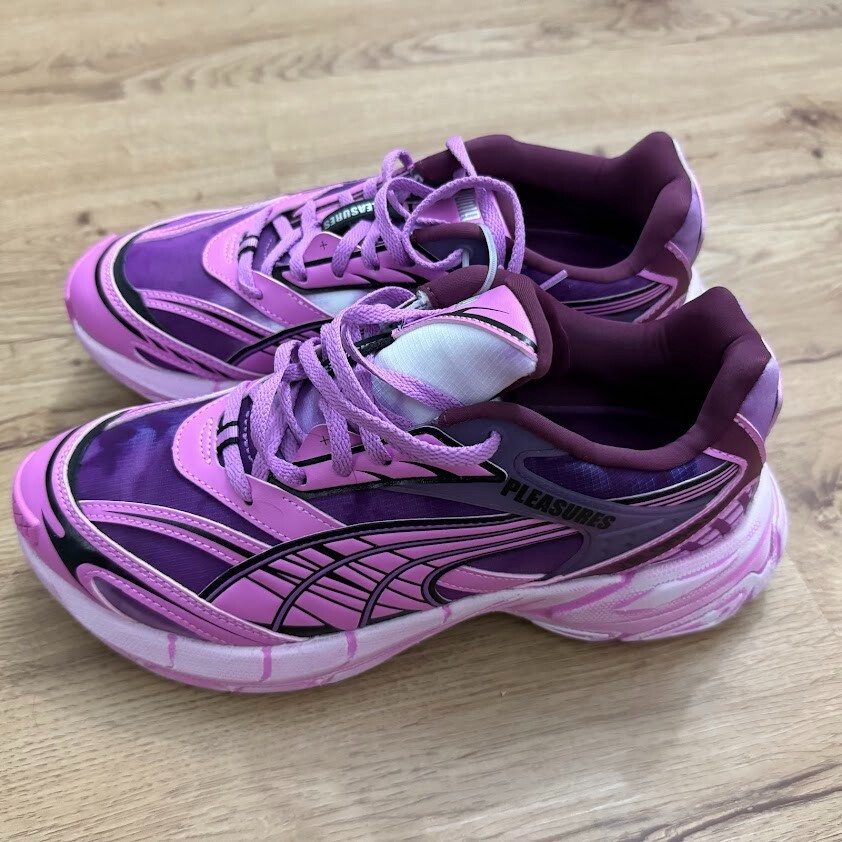 PLEASURES x PUMA ☆ Velophasis ‘Overdyed’ NEW Puma Velophasis Overdyed X Pleasures Lace Up Mens Size