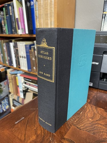 Atlas Shrugged by Ayn Rand HBDJ 22nd Printing - Picture 9 of 9