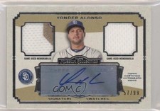 2013 Topps Museum Collection 57/99 Yonder Alonso #SSADR-YA Auto 0l1