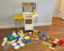 Vintage Fisher Price Fun with Food Kitchen with Tons of Accessories