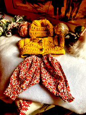 ensemble pour poupee emilie mode et travaux marie francoise 3 pieces