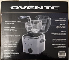 Non-Stick Electric Deep Fryer 1.5 Liter 800W Power  Ovente New