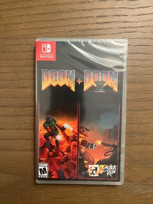 SDCC 2026 Doom 1 + Doom 2 - Nintendo Switch - Limited Run Games Sealed
