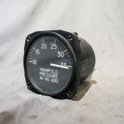 #ad United Instruments Manifold Pressure Gauge P N 6002 alt: PM 41 11 $139.95