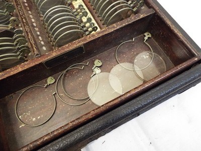 Antique American Optical Trial Lens Set Optician Eye Test