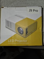 OPEN BOX Mini LED Projector J9 Pro Small Portable 1080p 1500 Lumens Hd Projector
