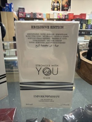 Stronger With You Oud by Emporio Armani EDP 3.4oz Exclusive Edition Discontinued