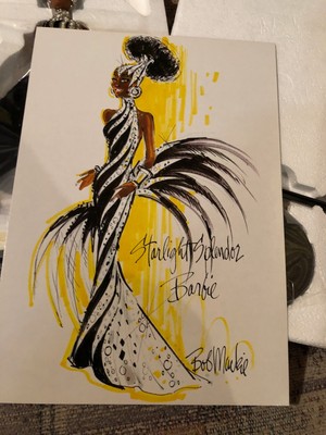 Starlight Splendor Barbie  Bob Mackie 2704 African American Vintage Barbie Doll
