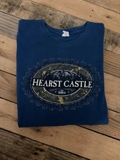 HEARST CASTLE San Simeon, CA Blue Graphic T-Shirt Mens Size XL