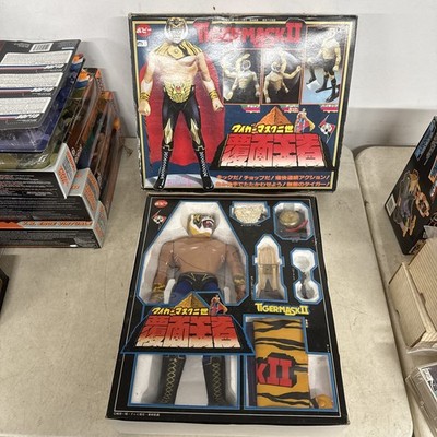 Tiger Mask II   Champion Action Figure Full Set Rare Vtg POPU US Seller