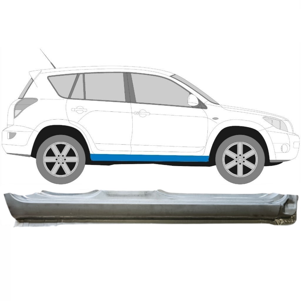 Full sill repair panel for Toyota Rav4 2006-2013 / Right